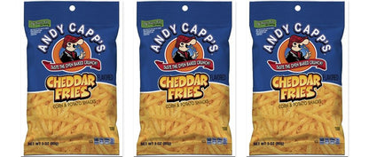 Andy Capp's Cheddar Fries 3oz 3-Pack — three single bags
