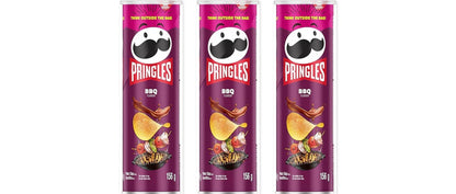 Pringles Barbecue 5.57oz 3-Pack — three single cans