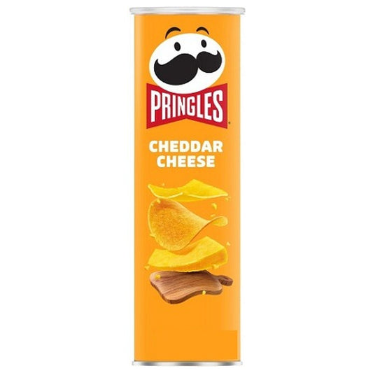 Pringles Cheddar 5.57oz can — full package