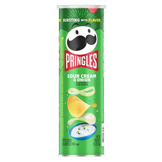 Pringles Sour Cream & Onion 5.57oz — full package