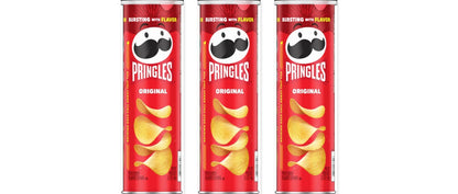 Pringles Original 5.26oz 3-Pack — three single cans