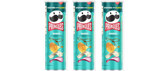 Pringles Ranch 5.57oz 3-Pack — three single cans