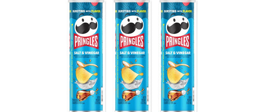 Pringles Salt & Vinegar 5.57oz 3-Pack — three single cans