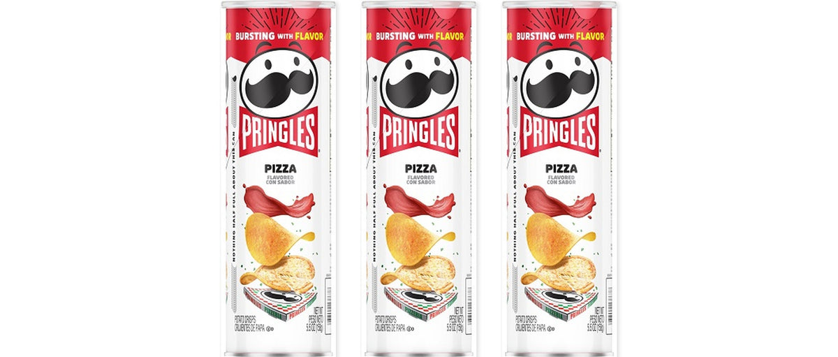 Pringles Pizza 5.57oz 3-Pack — three single cans