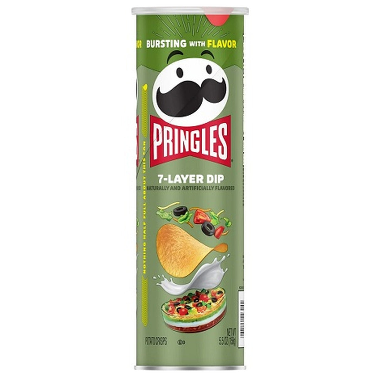 Pringles 7-Layer Dip 5.5oz can — full package