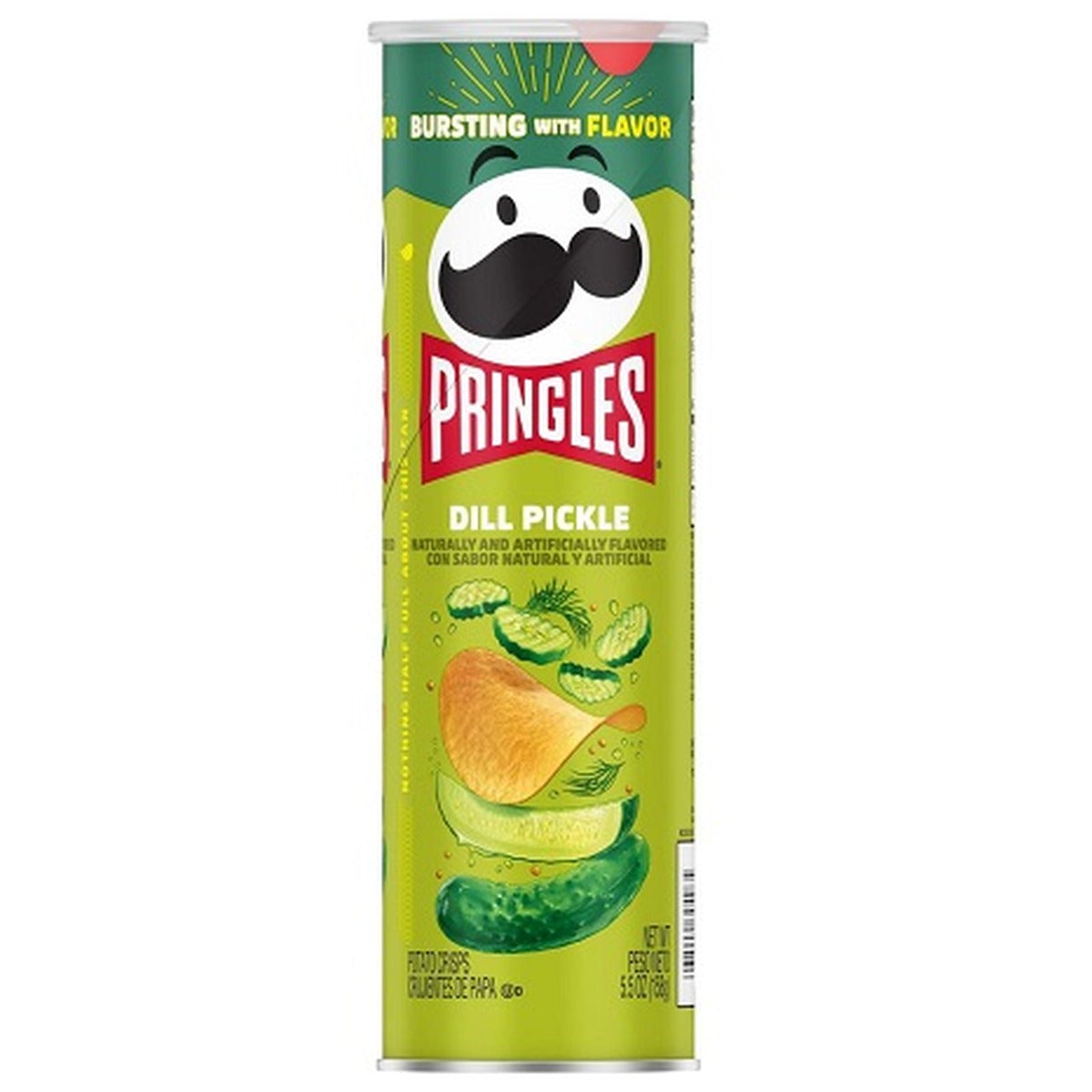 Pringles Dill Pickle 5.5oz can — full package