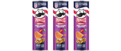Pringles Spicy Loaded Nachos 5.5oz 3-Pack — three single cans