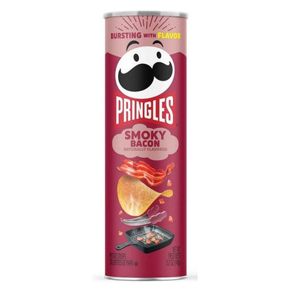 Pringles Smoky Bacon 5.5oz — full package