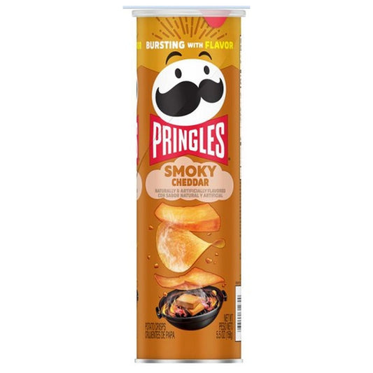 Pringles Smoky Cheddar 5.5oz — full package