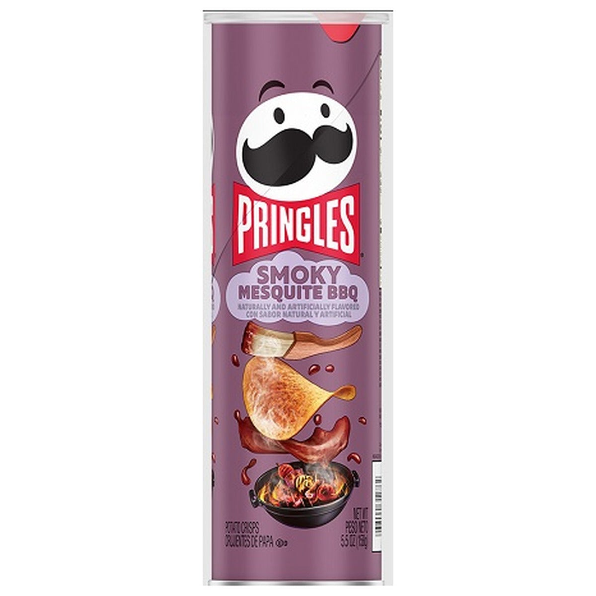Pringles Smoky Mesquite BBQ 5.5oz — full package