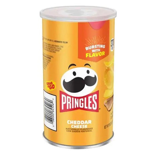 Pringles Cheddar 2.5oz can — full package