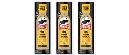 Pringles Buffalo Wild Wings Parmesan Garlic 5.6oz 3-Pack — three single packs