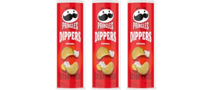 Pringles Dippers Original 5.2oz 3-Pack — three single cans