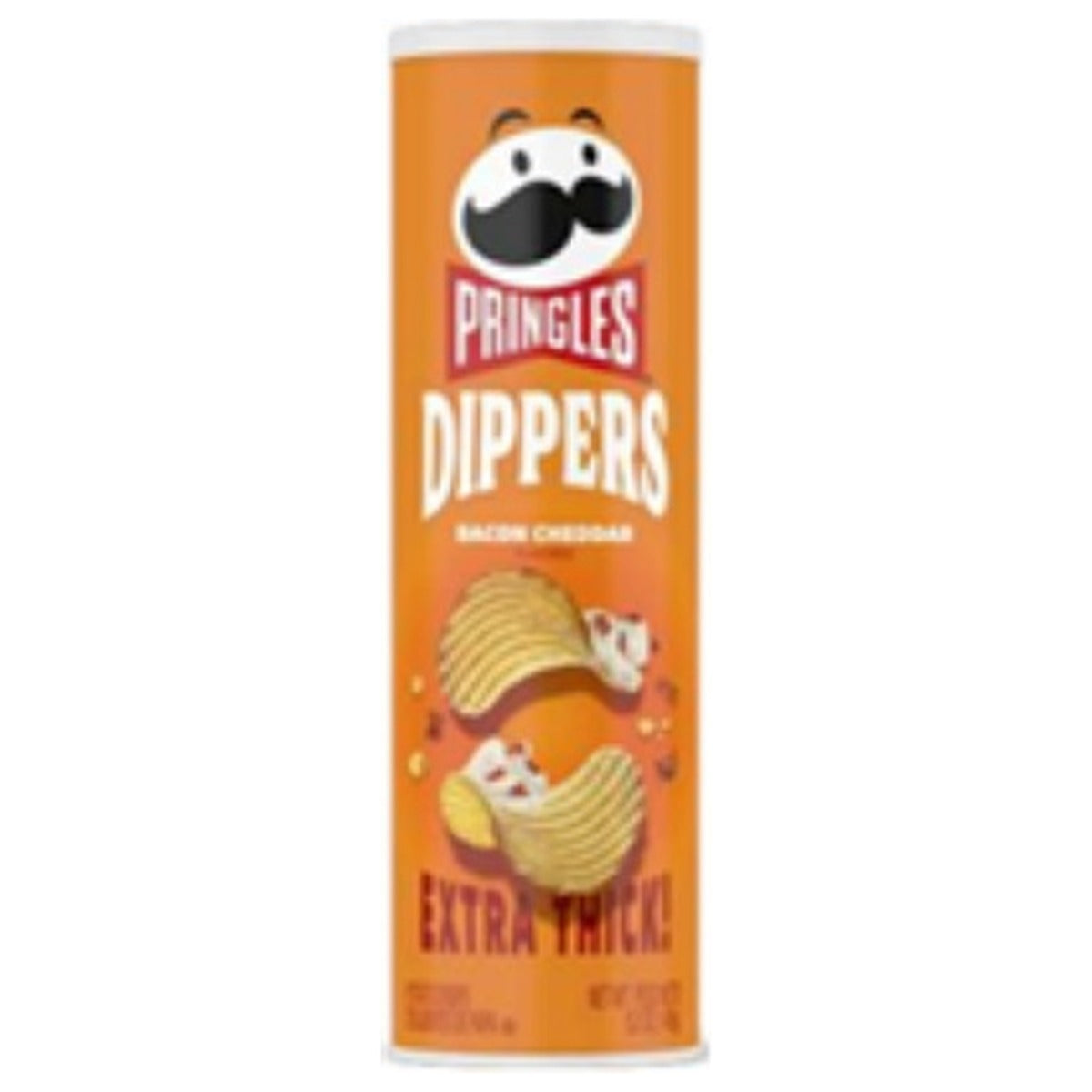Pringles Dippers Bacon Cheddar 5.2oz can — full package