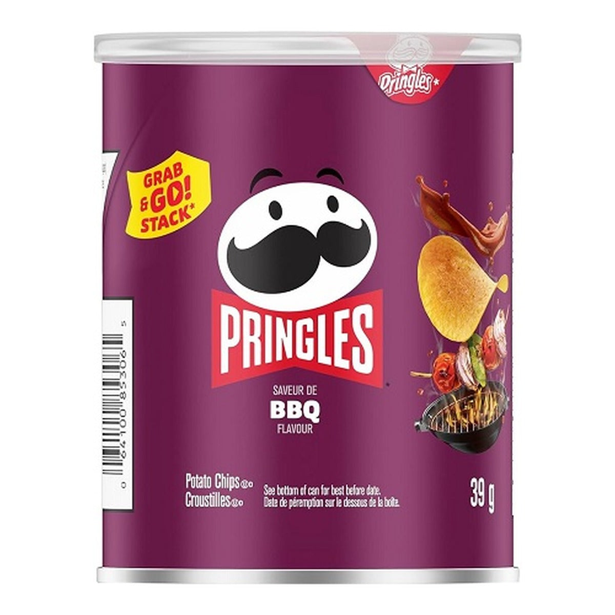 Pringles Small Barbecue 1.4oz can — full package