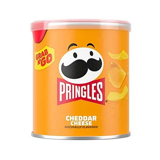 Pringles Small Cheddar Cheese 1.4oz can — full package