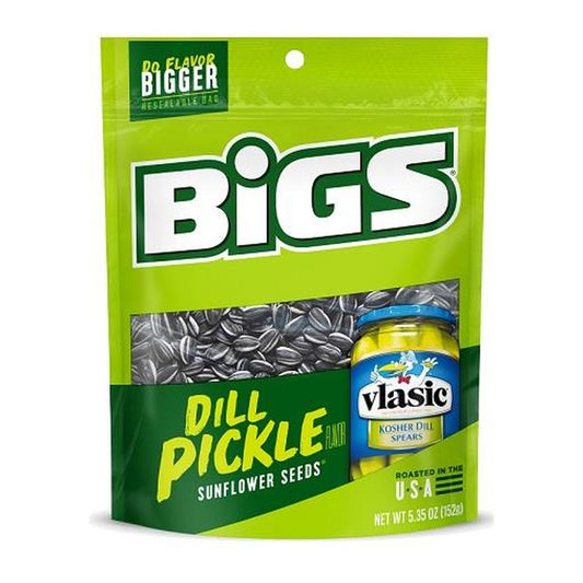 BIGS Sunflower Seeds Vlasic Dill Pickle 5.35oz — full package