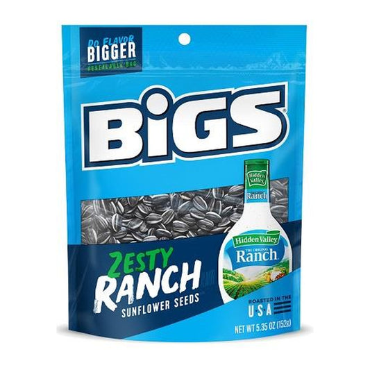 BIGS Sunflower Seeds Hidden Valley Ranch 5.35oz — full package