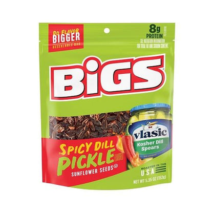 BIGS Sunflower Seeds Spicy Dill Pickle Vlasic 5.35oz — full package