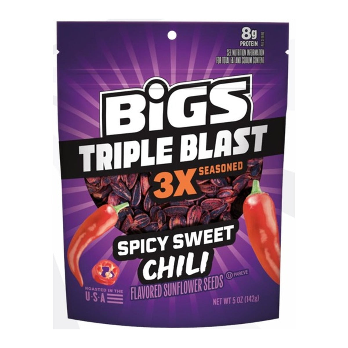 BIGS Seeds Triple Blast Spicy Sweet Chili 5oz — Case of 12