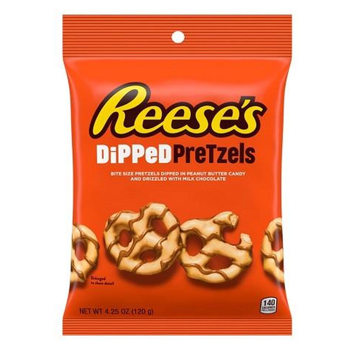 Reese's Dipped Pretzels 4.25oz 12ct pack — full package