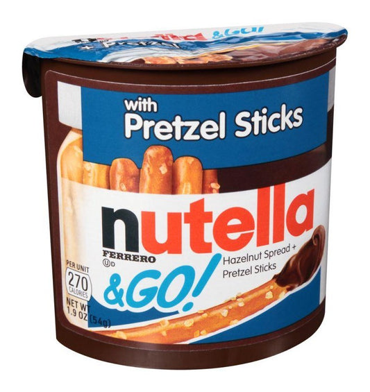 Nutella & Go Pretzel Sticks 1.9oz — Box of 12