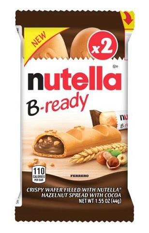 Nutella B-Ready Wafer Bars 1.55oz — Box of 16