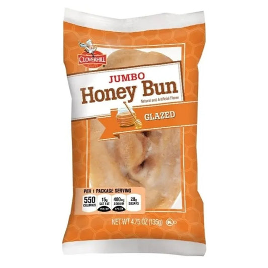 Cloverhill Glazed Honey Bun pack — full package