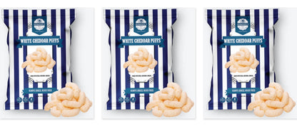 Grandpapa's White Cheddar Puffs 3oz 3-Pack — three single bags