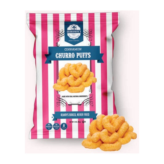 Grandpapa's Cinnamon Churro Puffs 3oz — full package