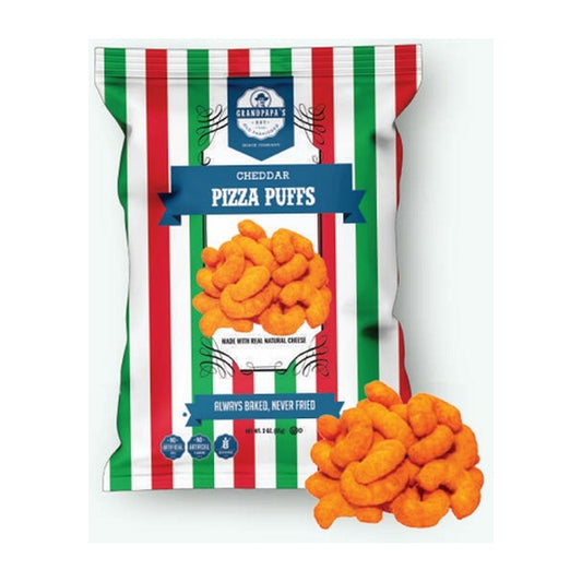 Grandpapa's Pizza Cheddar Puffs 3oz — full package
