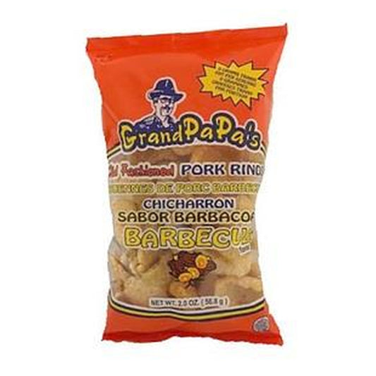 Grandpapa's BBQ Pork Rinds 2oz — full package