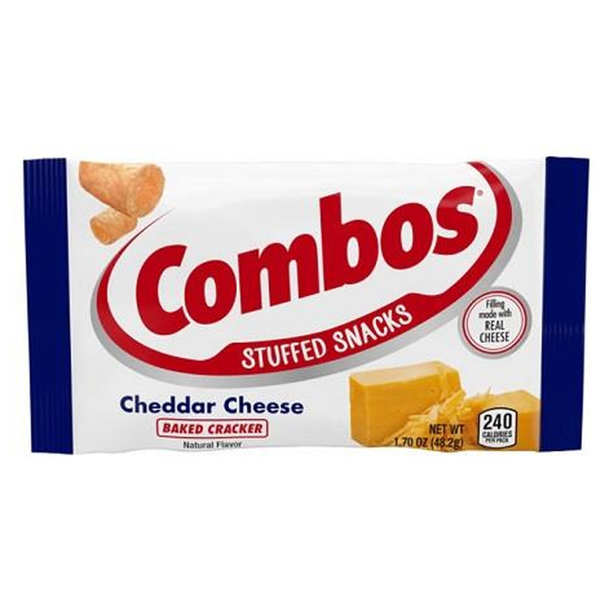 Combos Cheddar Cheese Cracker 1.7oz 18ct pack — full package