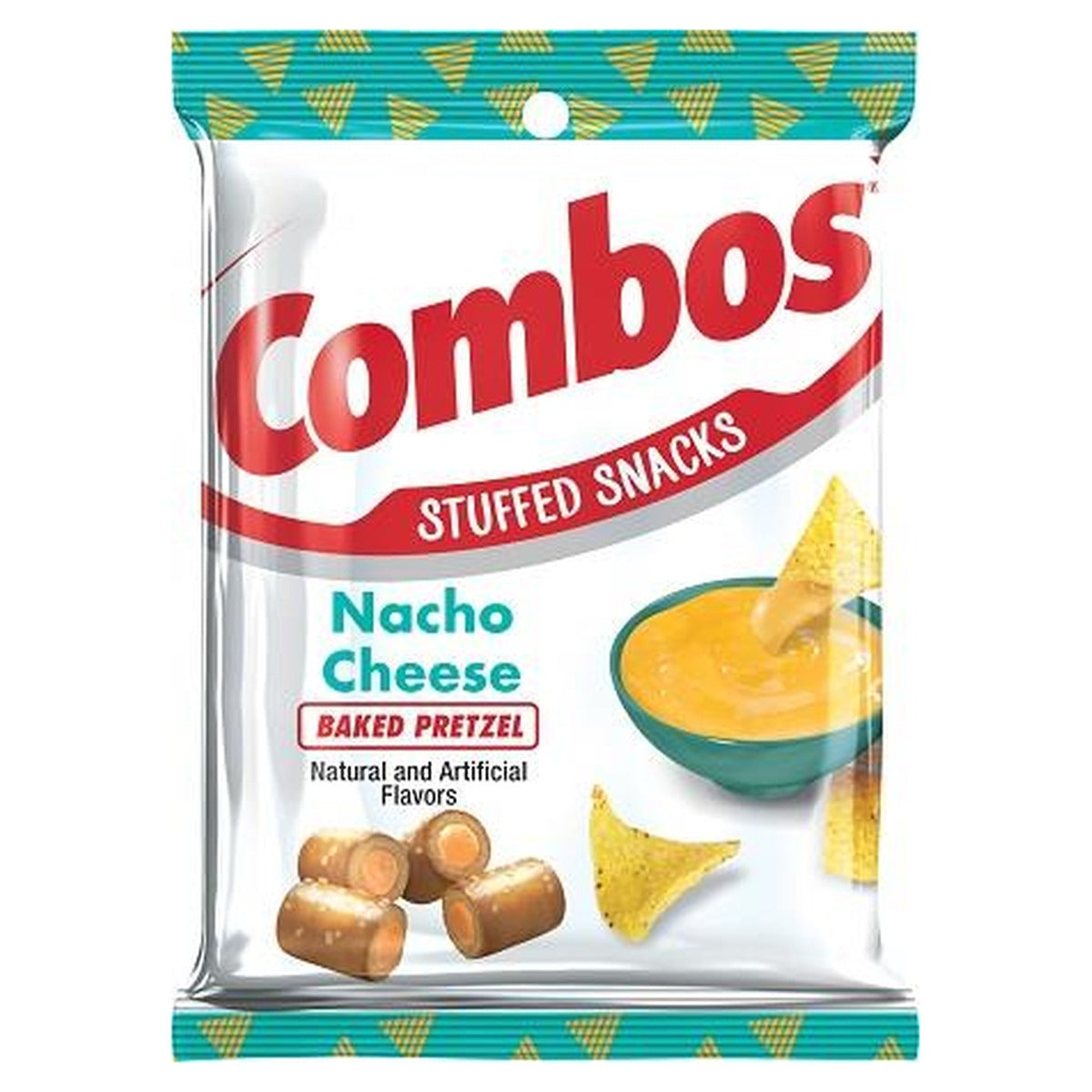 Combos Nacho Cheese Pretzel Large 6.3oz 12ct pack — full package