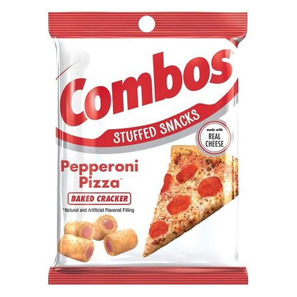 Combos Pepperoni Pizza Cracker 6.3oz 12ct pack — full package