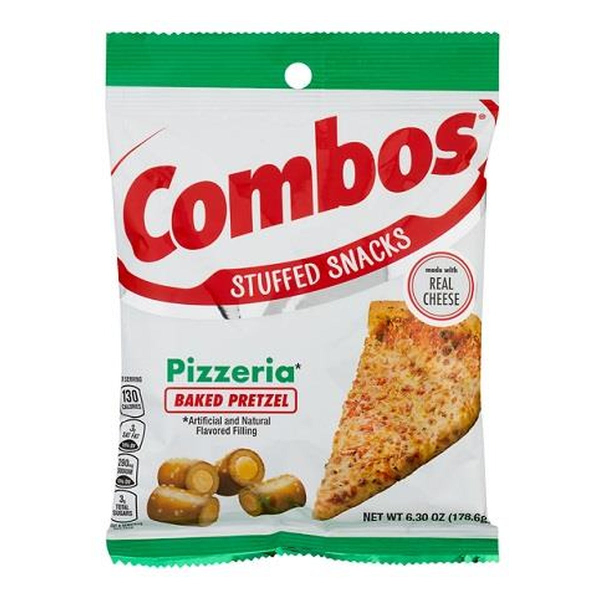 Combos Pizzeria Pretzel Large 6.3oz 12ct pack — full package