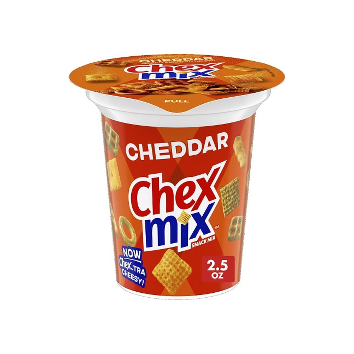 Chex Mix Cheddar Snack Mix Cups 2.5oz bag — full pack