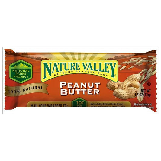 Nature Valley Peanut Butter 1.5oz 28ct pack — full package