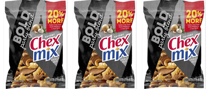 Chex Mix Bold Party Blend Snack Mix 4.5oz 3-Pack — three single packs