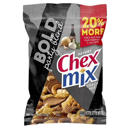 Chex Mix Bold Party Blend Snack Mix 4.5oz bag — full pack