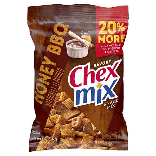 Chex Mix Honey BBQ Snack Mix 4.5oz bag — full pack