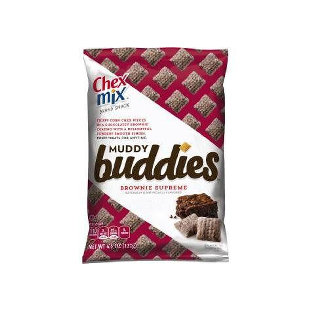 Chex Mix Muddy Buddies Brownie 4.5oz bag — full pack