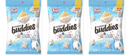 Chex Mix Muddy Buddies Funfetti 4.25oz 3-Pack — three single packs