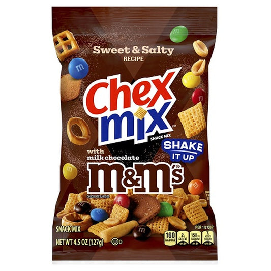 Chex Mix Sweet & Salty M&M's 4.5oz bag — full pack