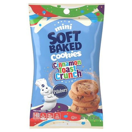 Cinnamon Toast Crunch Soft Baked Mini Cookies 3oz pack — full package