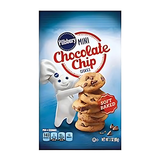 Pillsbury Soft Baked Mini Chocolate Chip Cookies 3oz 6ct pack — full package