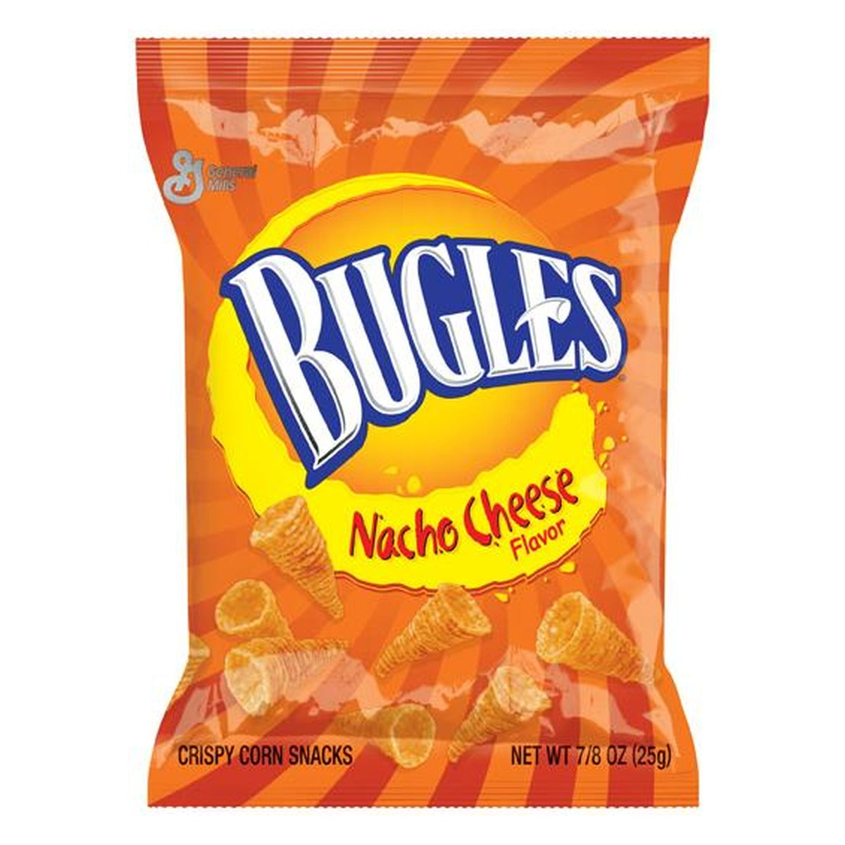 Bugles Nacho Cheese 3oz bag — full pack