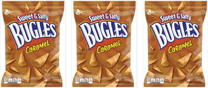 Bugles Caramel 3.5oz 3-Pack — three single packs