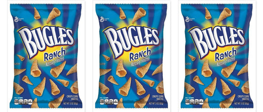 Bugles Ranch 3oz 3-Pack — three single packs