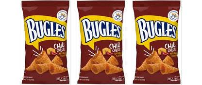 Bugles Chili Cheese 3oz 3-Pack — three single packs